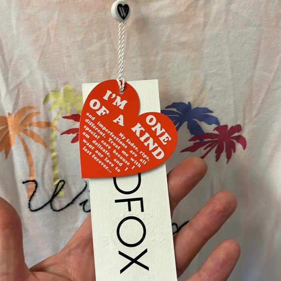 WildFox Swingin Palms Raw Muscle Tank in Rosebud Wash XL - Picture 5 of 6